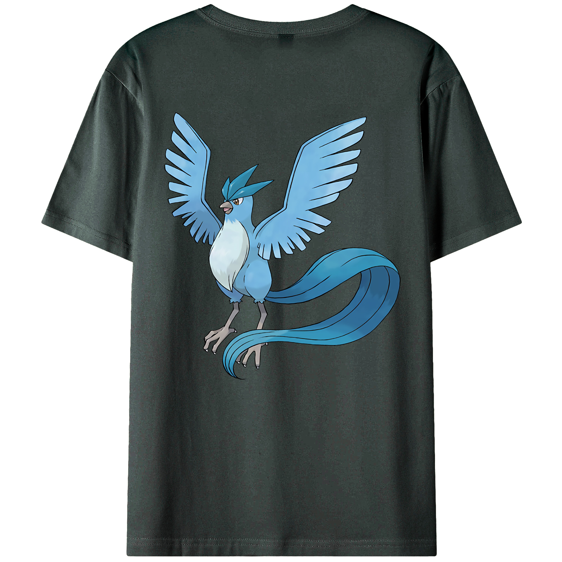 （画像用） ポケットモンスター Pokémon 綿100％ メンズ半袖Tシャツ（バックプリント） 通気性